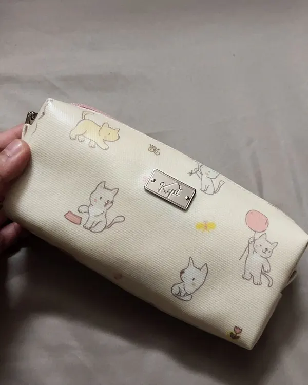 รูปจากลูกค้า — Pen Case เล็ก · Happy Puppy · ชมพู