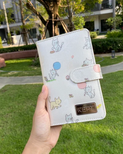 Bookbank Holder · Happy Puppy · ชมพูอ่อน — null