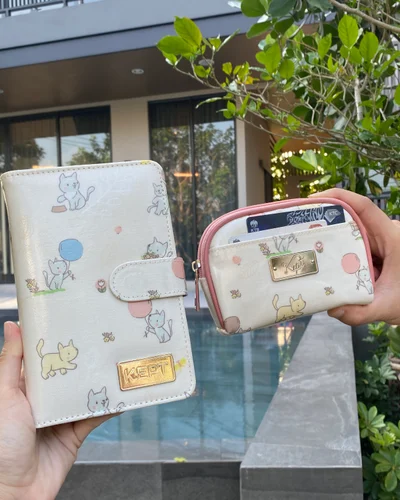 Bookbank Holder · Happy Puppy · ชมพูอ่อน — null