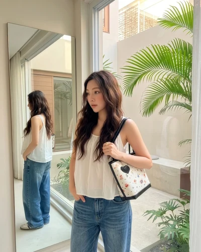 The Bucket Tote · Wiggly Heart Dot · ดำ (Puffer Black) (รุ่นอัพเกรด) — รูปที่ 6