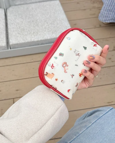 Pocket Bag · Merry Marching · แดง (Cherry Red) — ตอนใช้จริง