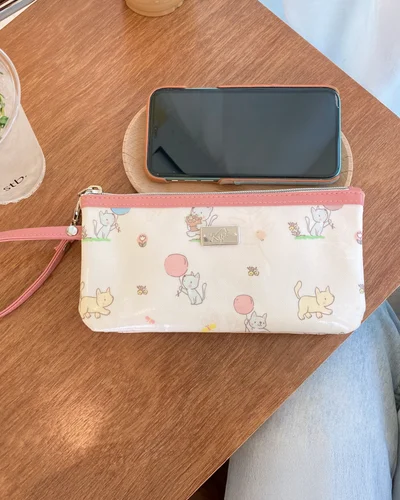 Wallet on Shoulder · Happy Puppy · ชมพู