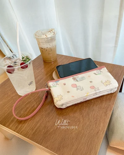 Wallet on Shoulder · Happy Puppy · ชมพู — รูปที่ 6