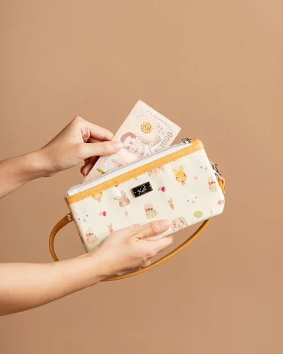 Wallet on Shoulder · Pete Rabbit · ครีมมี่นู้ด (Creamy Nude) — ตอนใช้จริง