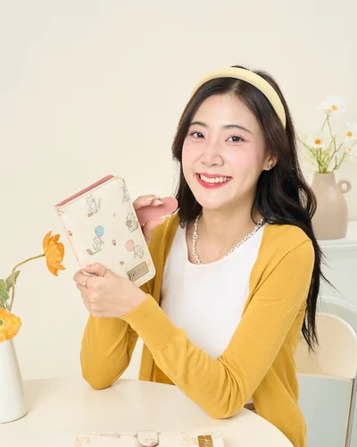 Bookbank Holder · Happy Puppy · ชมพูอ่อน