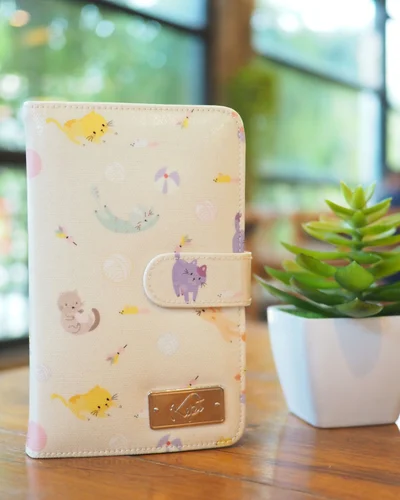 Bookbank Holder · Rolling Cats · น้ำตาล Brown Sugar