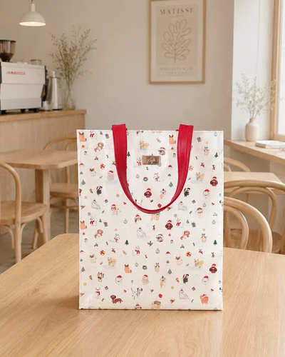 L Oversized · Merry Marching · แดง (Cherry Red)